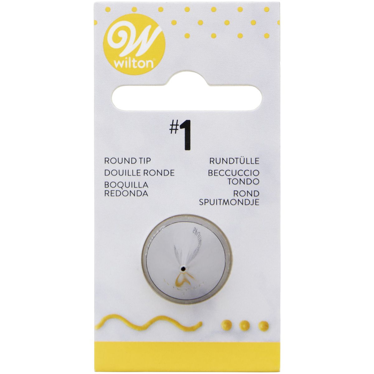 Wilton Decorating Tip #001 Round Carded