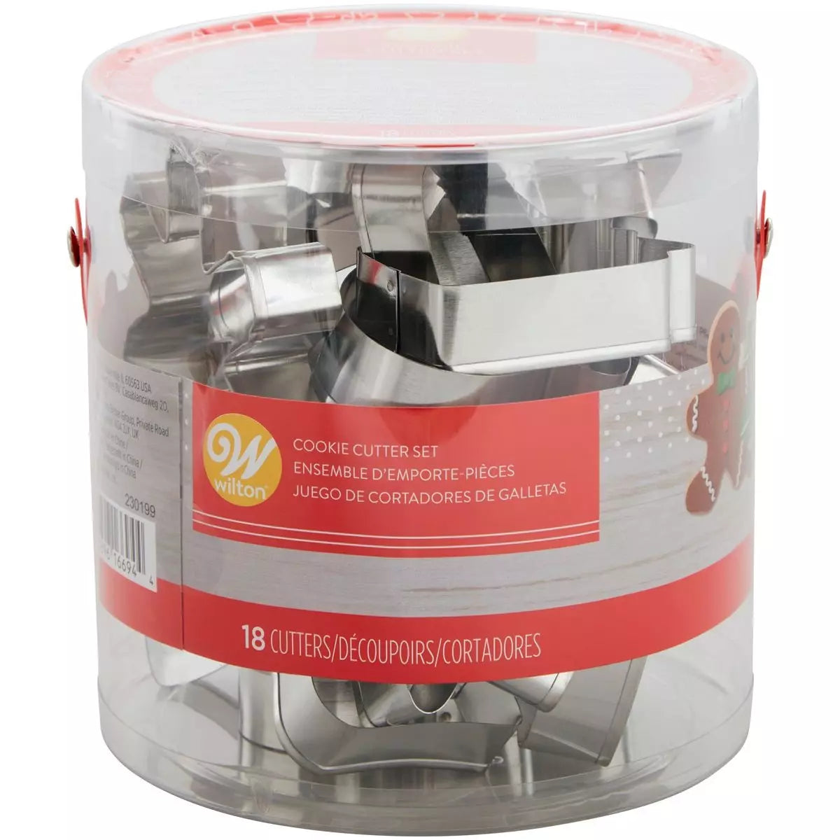 Wilton Uitstekers Kerst Assortiment Set/18