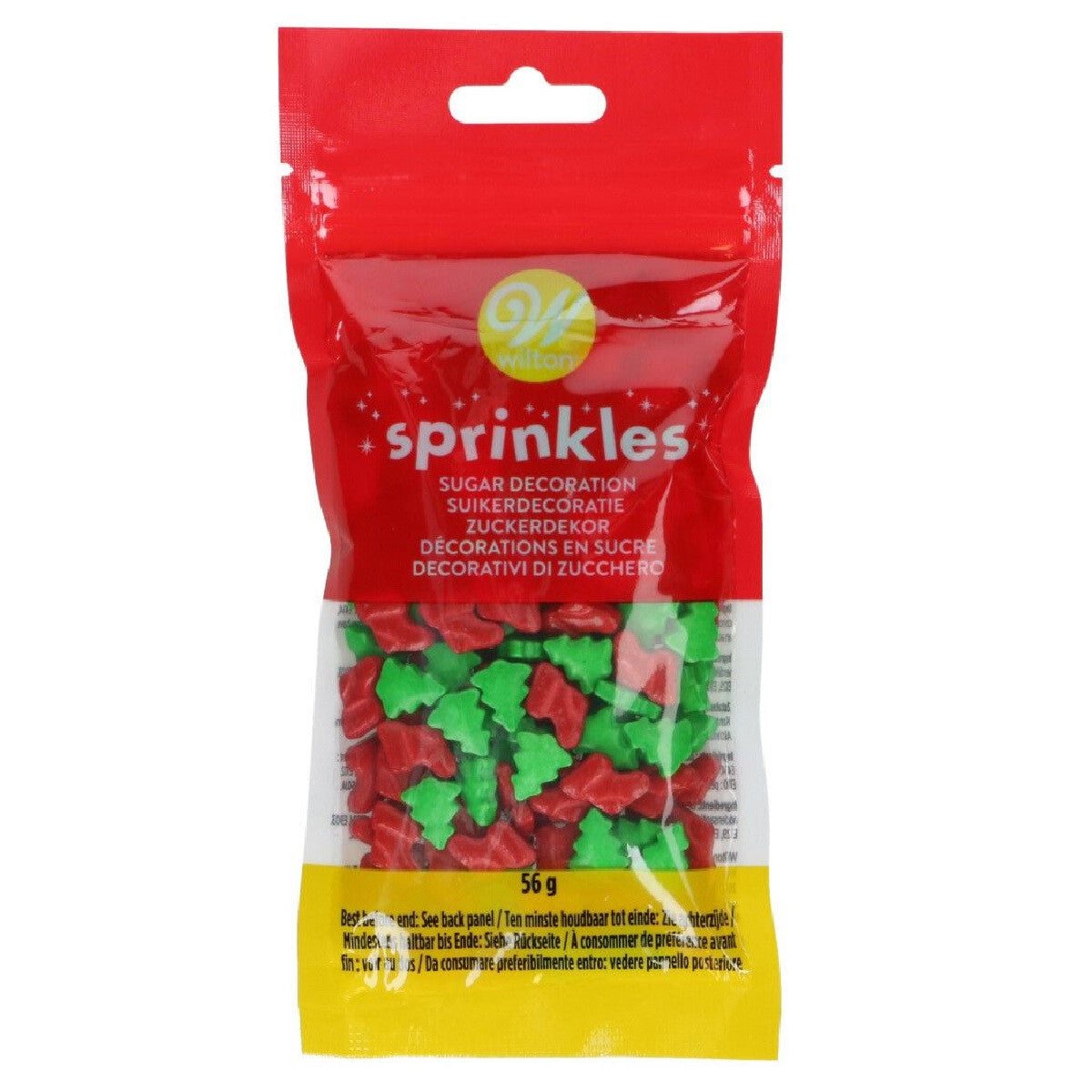 Wilton Sprinkles Kerstbomen & Kerstsokken 56g