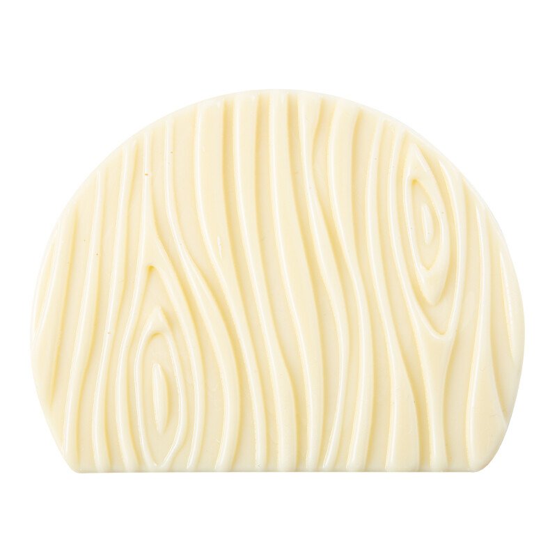 Zijkant buche houtstructuur wit 10x8 cm