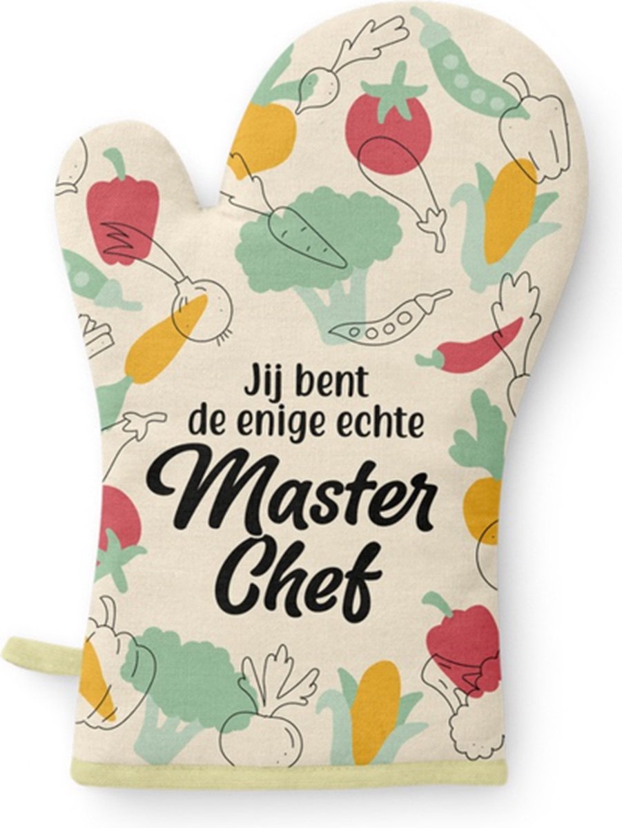 Ovenhandschoen Jij bent de enige echte Masterchef