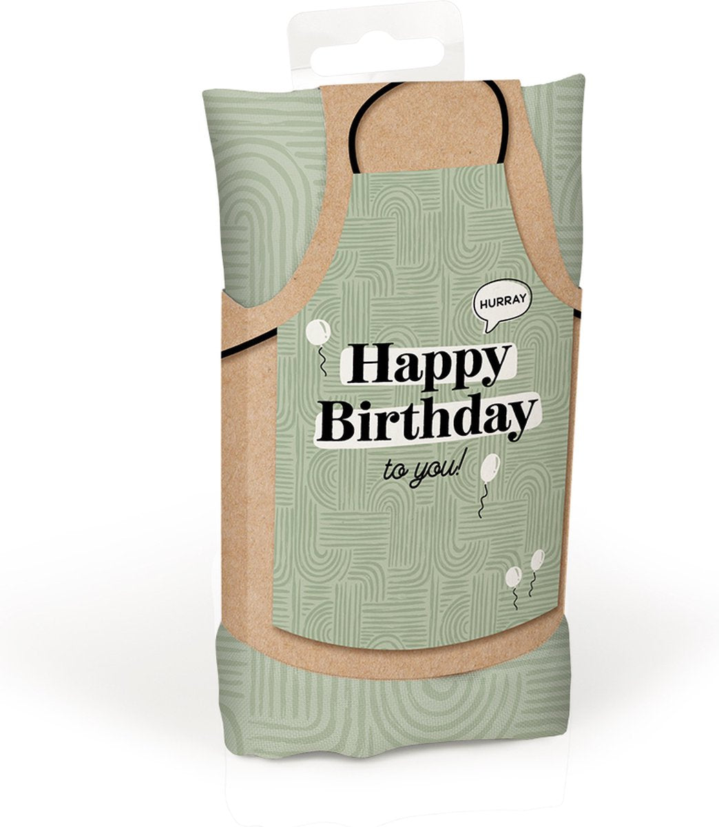 keukenschort - happy birthday
