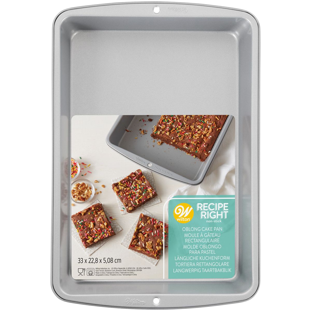 WILTON RECIPE RIGHT® OBLONG CAKE PAN 33 X 22,9CM