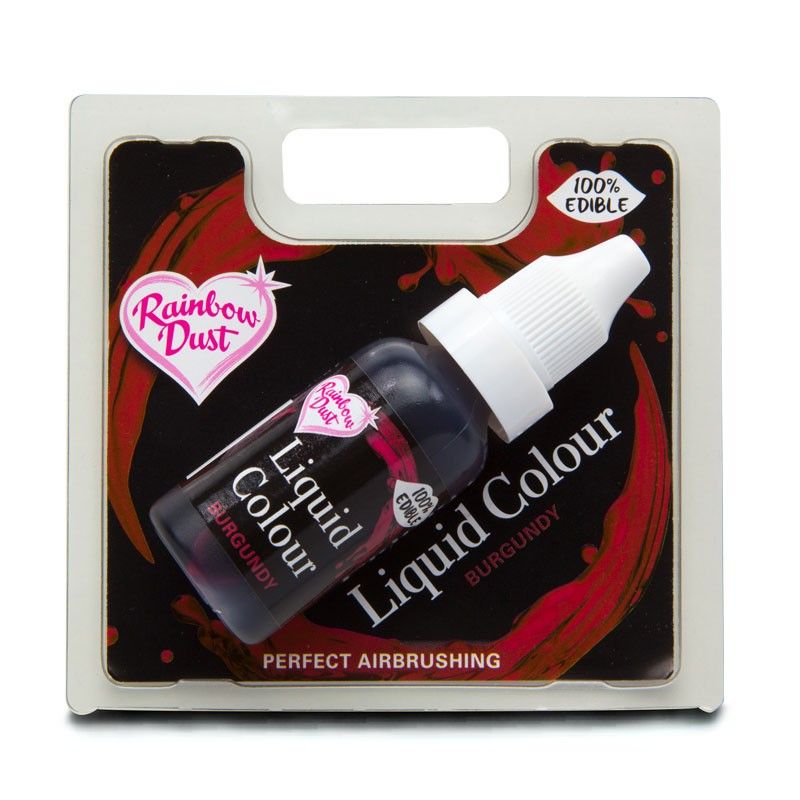 RD LIQUID COLOUR AIRBRUSH - BURGUNDY -16ML