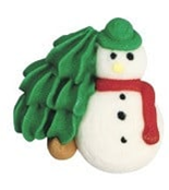 suiker sneeuwpop 10 stuks