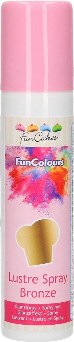 FunCakes Eetbare Metallic Spray Brons 100ml