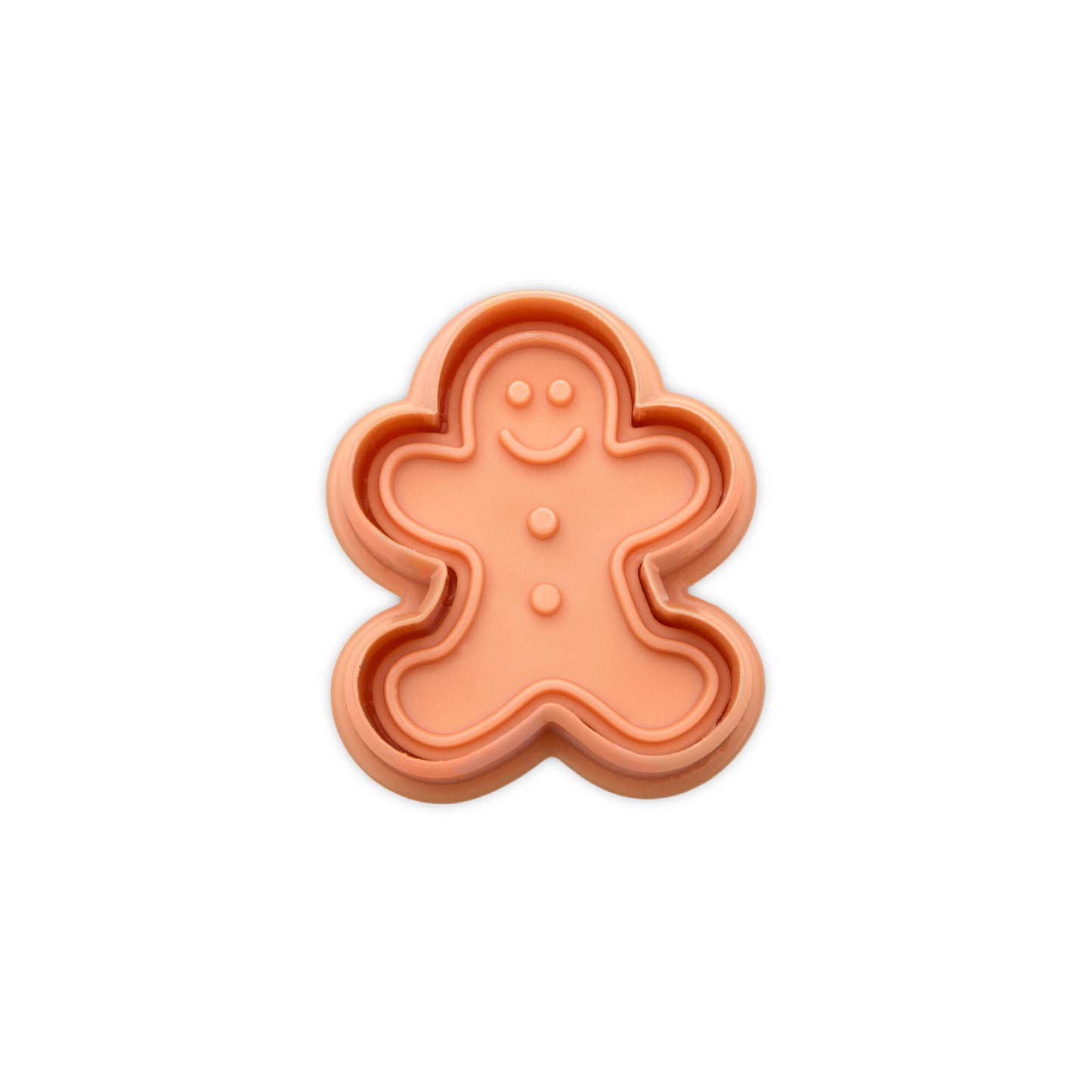Embossing-koekjesvormer met uitwerper Peperkoekmannetje