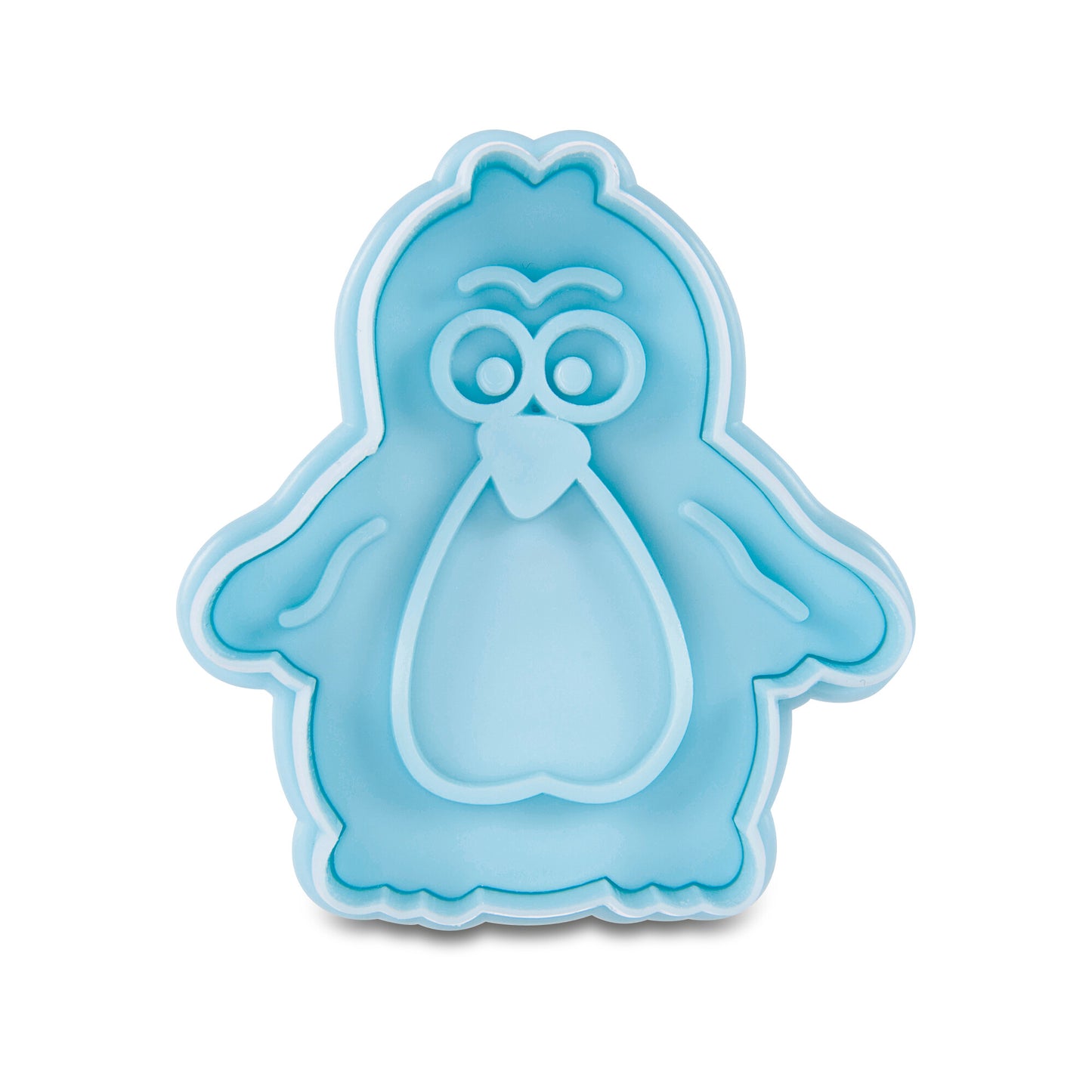 Embossing-koekjesvormer met uitwerper Pinguïn