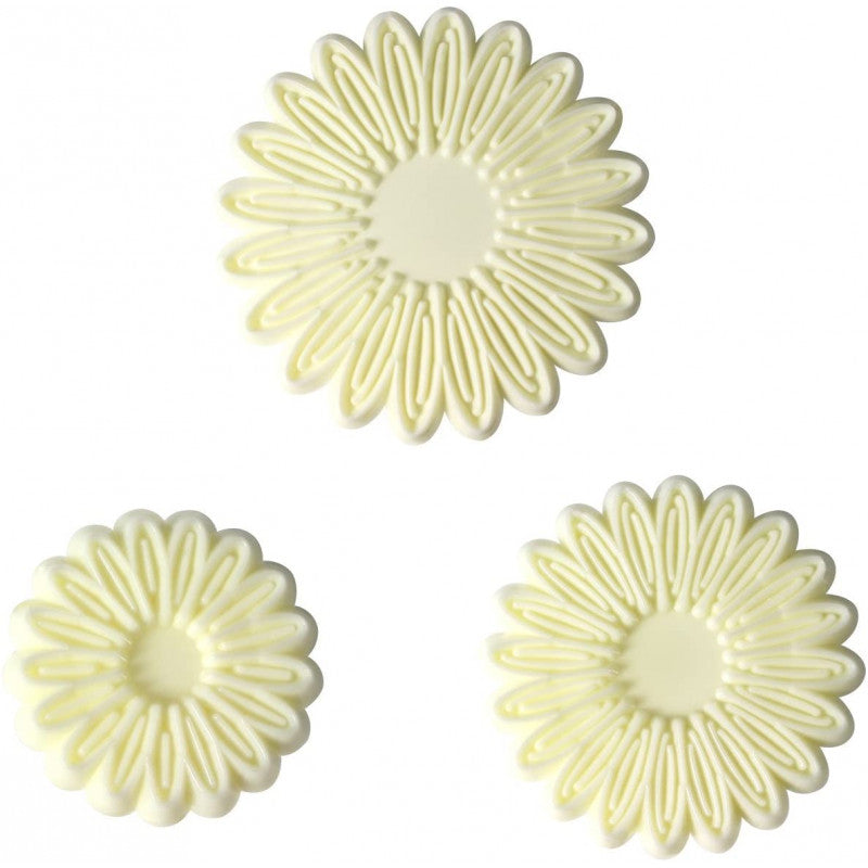 JEM Small Multi Petal Daisy Gerbera Cutter Set 3pc