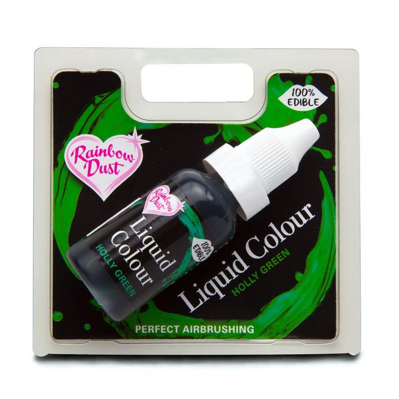 RD LIQUID COLOUR AIRBRUSH - HOLLY GREEN -16ML