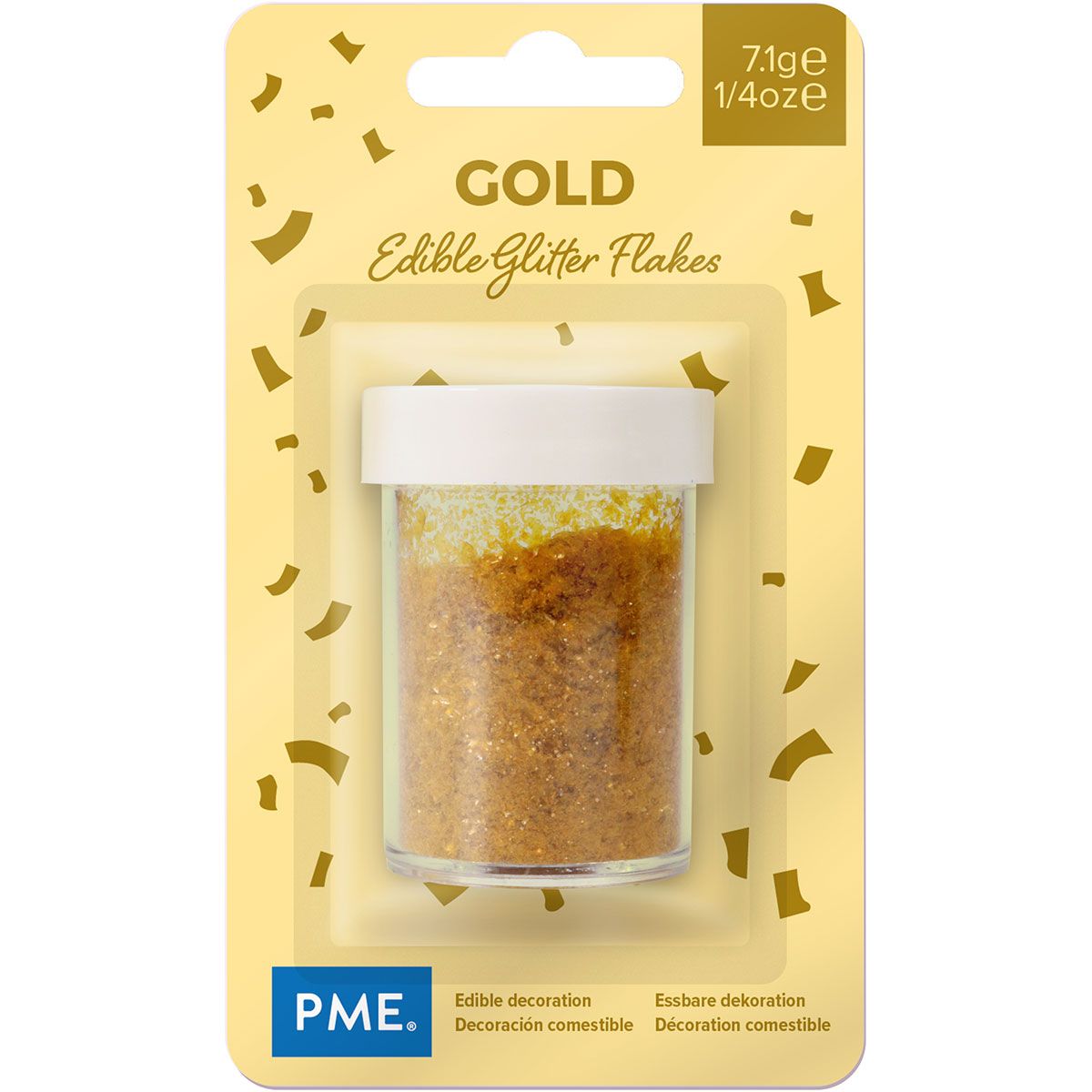 PME EETBARE GLITTERS GOUD 7.1G