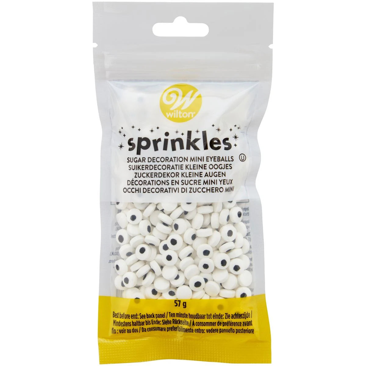Wilton Suikerfiguren Mini Oogjes 57g (Ø7mm
