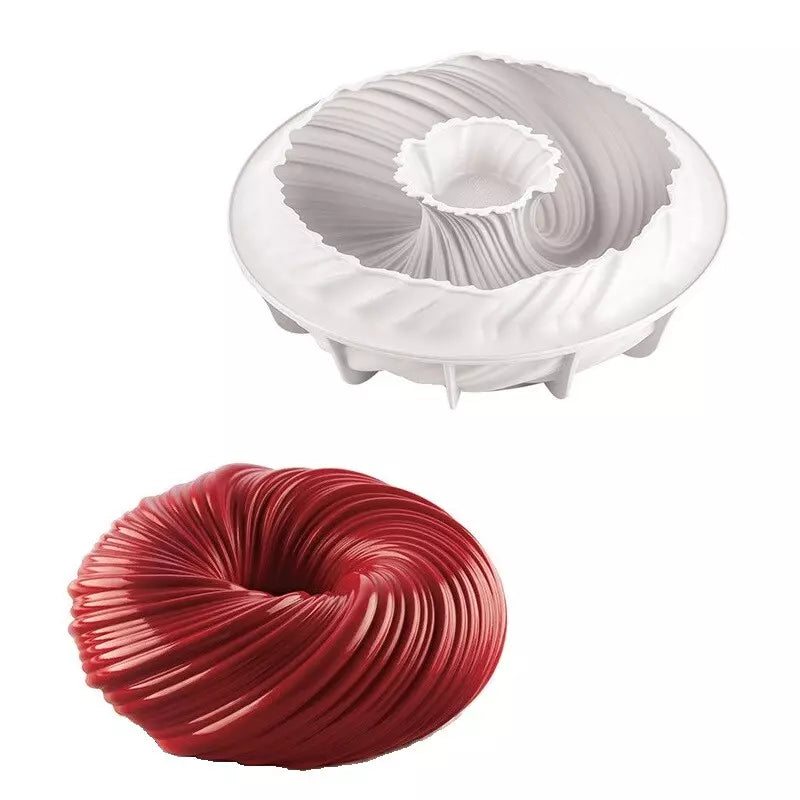 Silikomart Siliconen Bakvorm Intreccio Ø180x60(h)mm