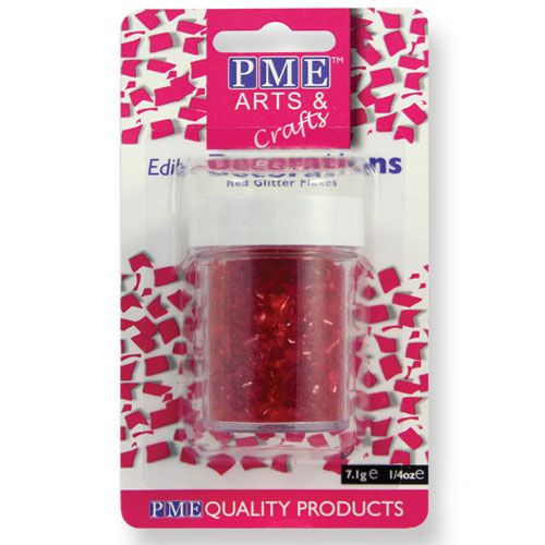 PME GLITTER FLAKES - RED 7G