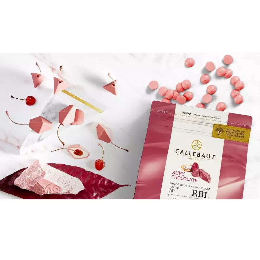 Callebaut Chocolade Callets Ruby (RB1)
