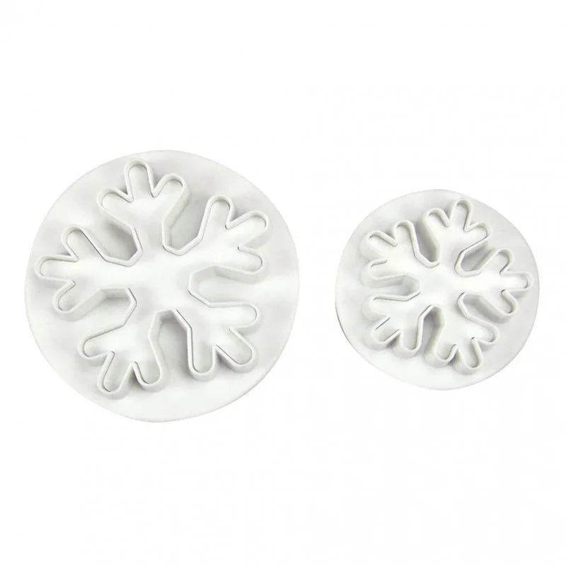 Städter Sneeuwvlok plunger cutter set van 2