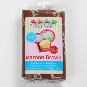 Rolfondant Bruin - Maroon Brown - 250gr