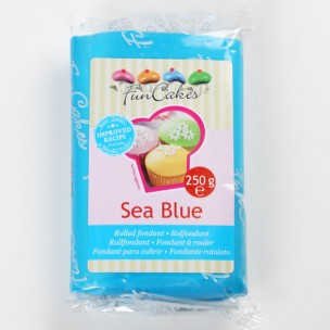 Rolfondant blauw - Sea Blue - 250gr