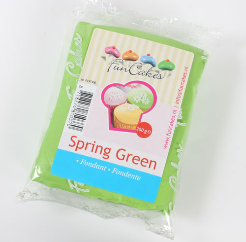 Rolfondant Groen - Spring Green - 250gr