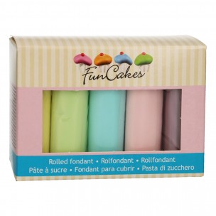 Rolfondant Multipack Pastel 5x100g