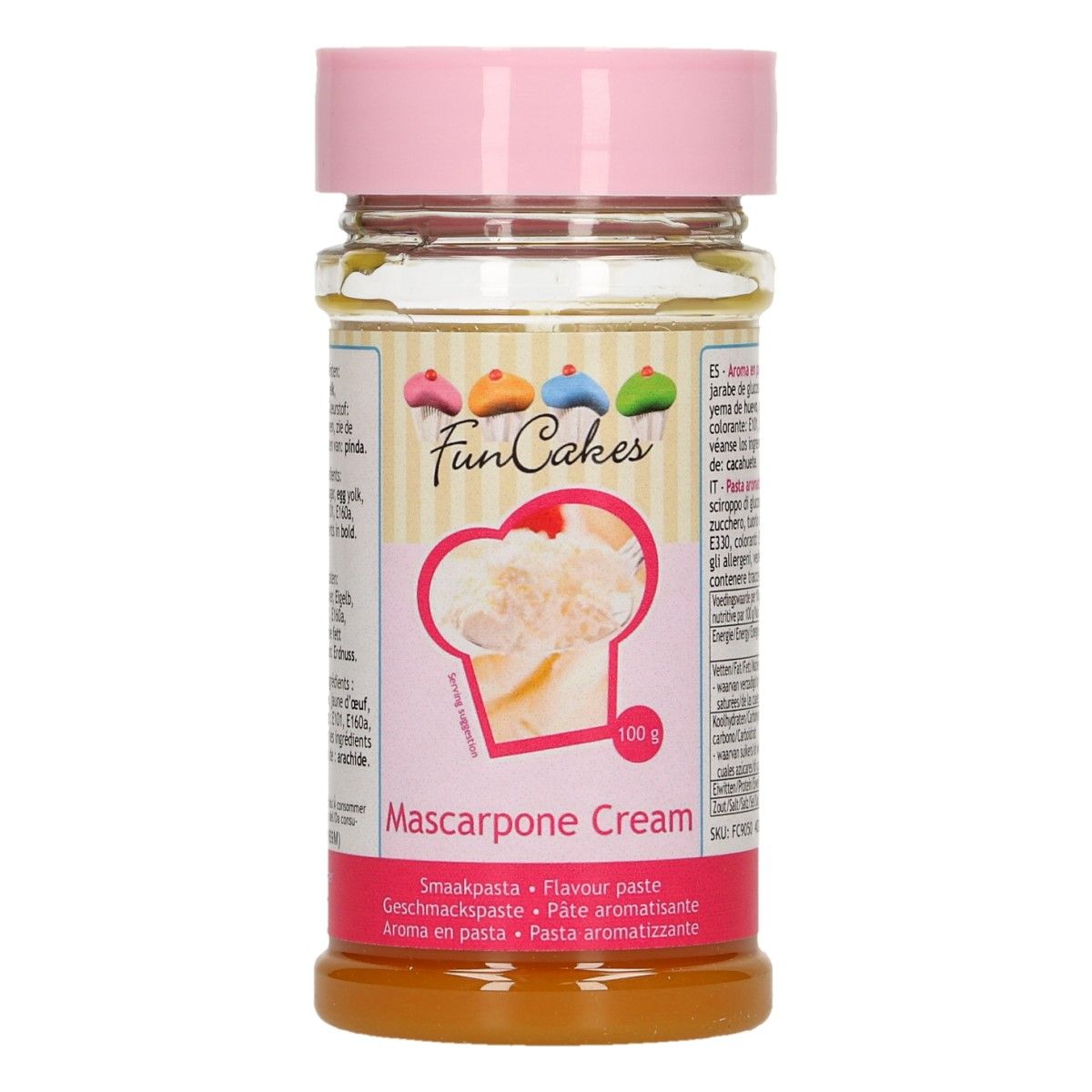 Funcakes smaakpasta Mascrapone cream
