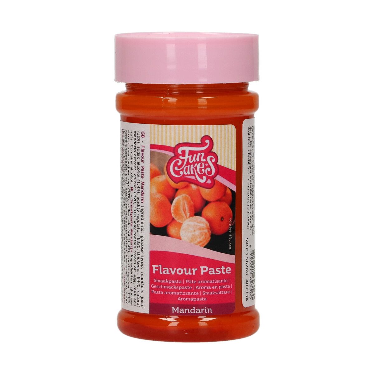 Funcakes Mandarine smaakpasta