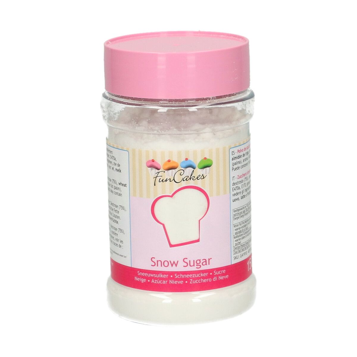 Funcakes -snow sugar