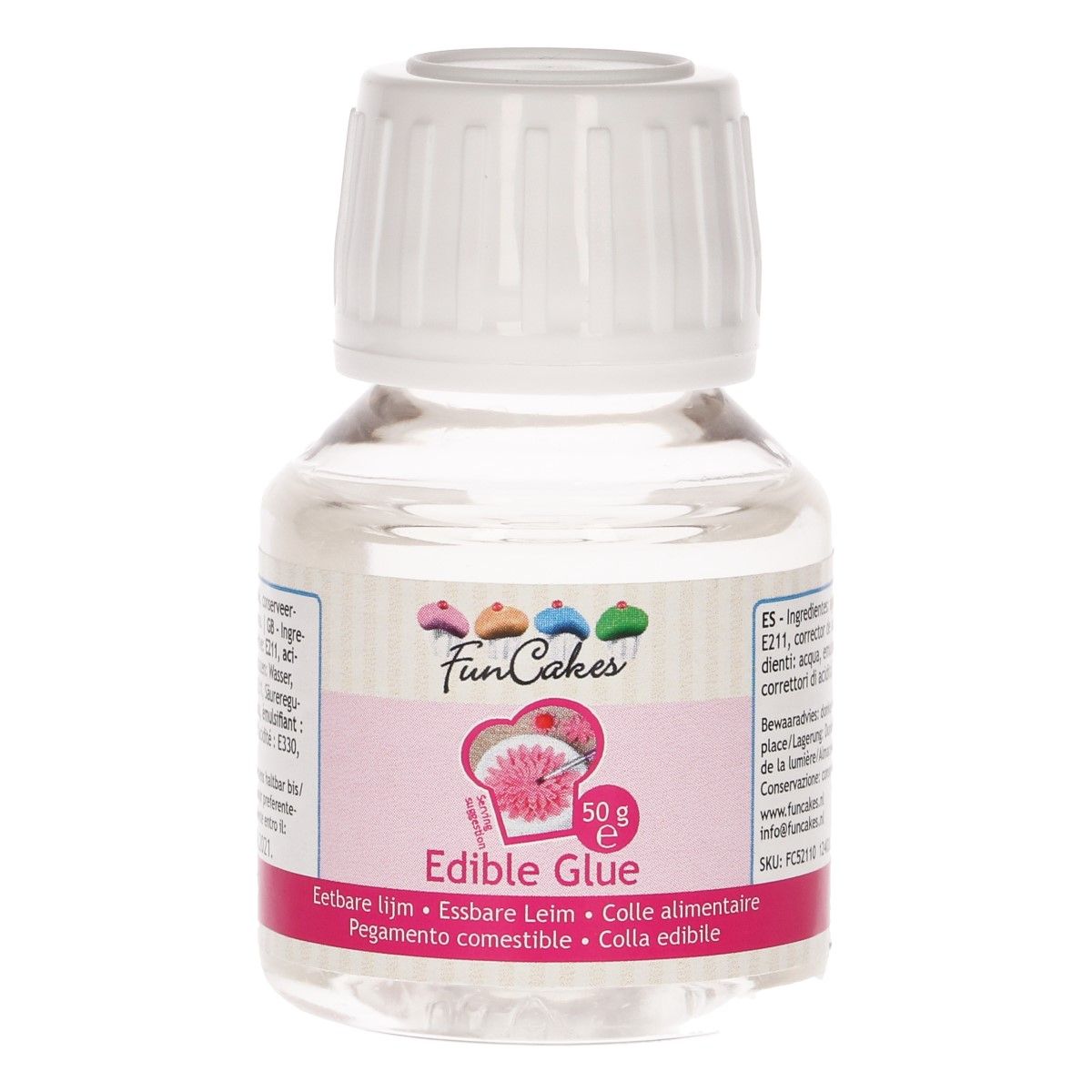 Funcakes edible glue eetbare lijm 50g