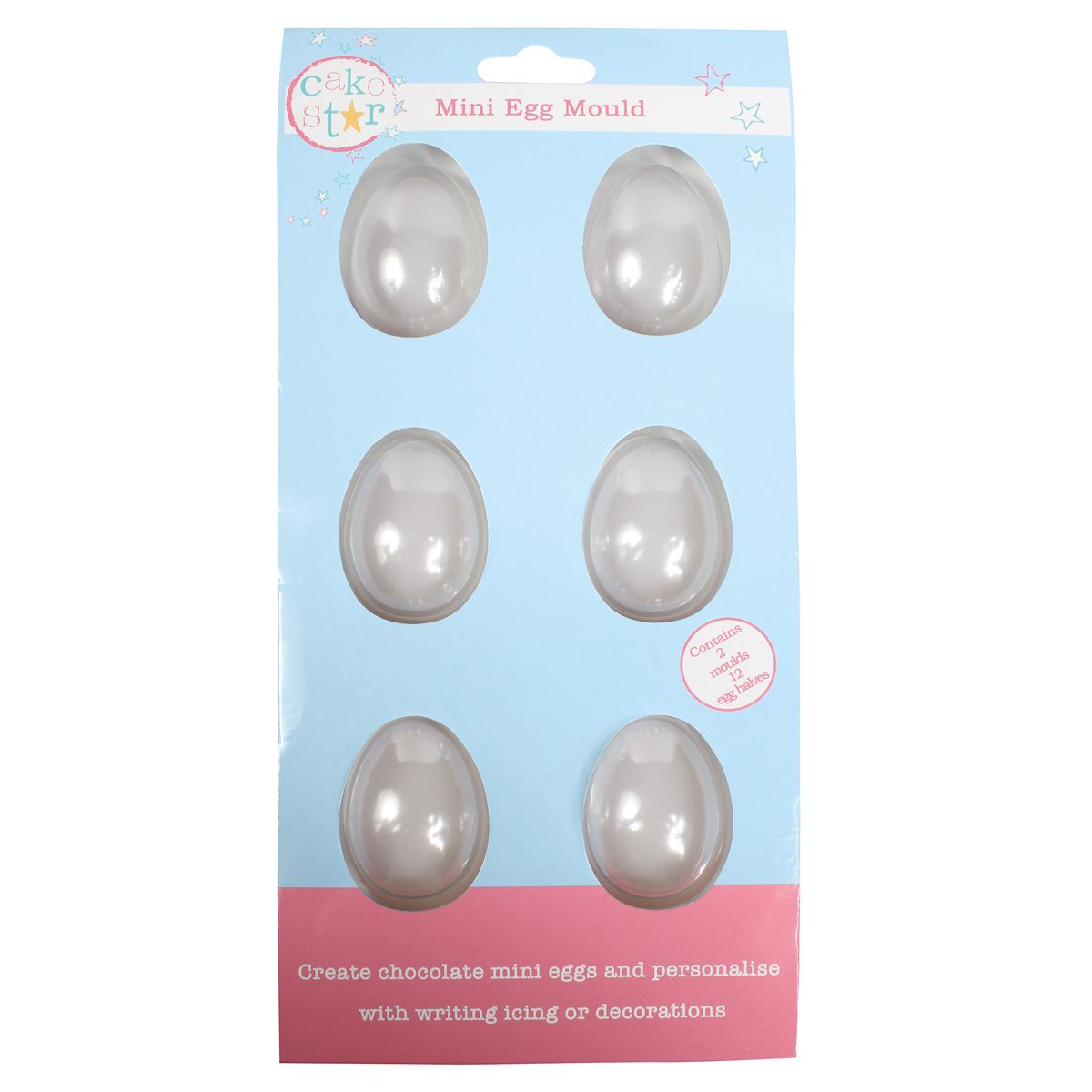 Cake star mini egg mould