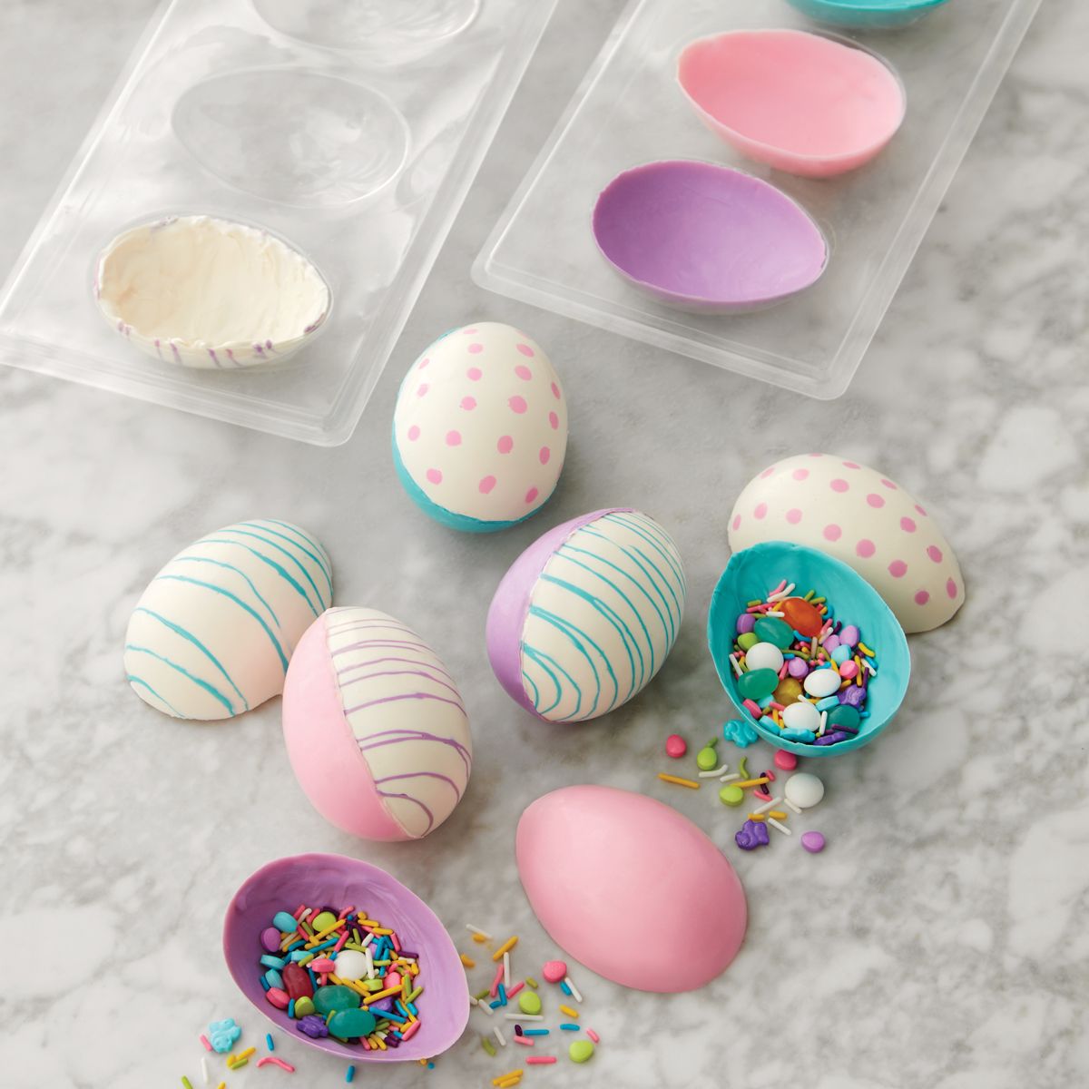 Wilton candy mold- 3d cavity ei