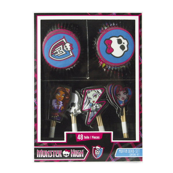Monster High Cupcake Kit 48 delig