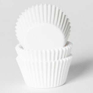 Mini Baking Cups Wit pk/60