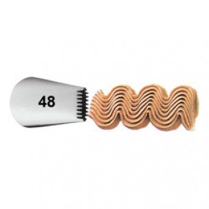 Decorating Tip #048 Basketweave Carded
