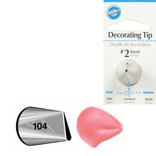 Decorating tip #104 Petal