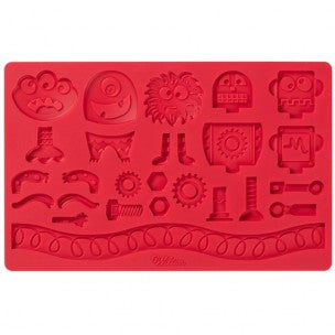 Fondant & Gum Paste Mold Robots & Monsters