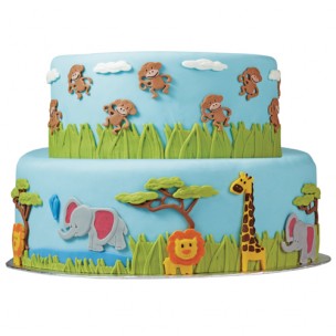 Jungle Animals Fondant & Gum Paste Mold