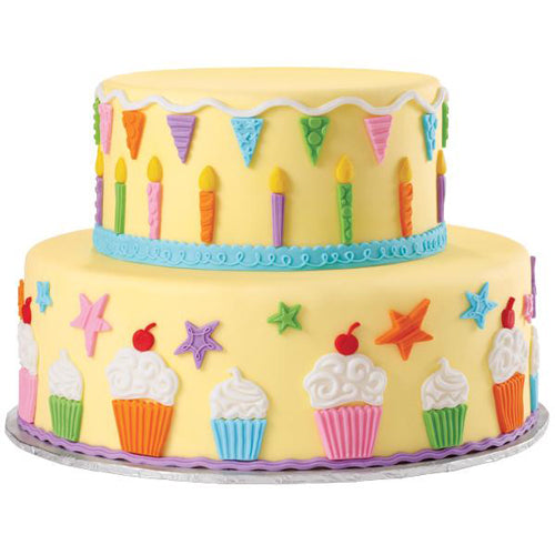 Kids Party Fondant & Gum Paste Mold
