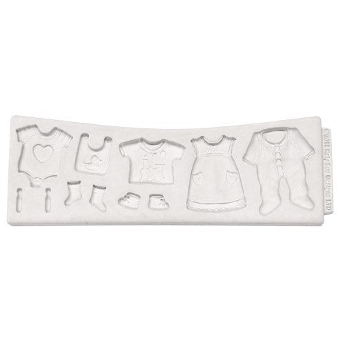 Baby Clothes Washing Line Silicone Mould