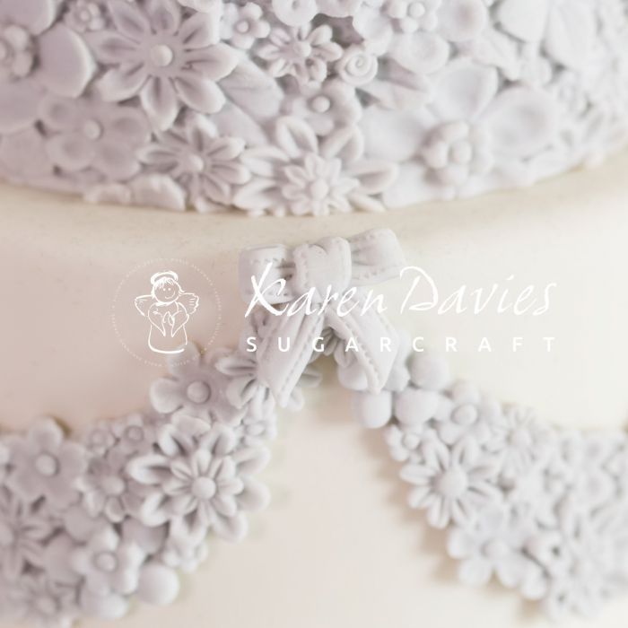 KAREN DAVIES SILICONEN MOLD_SUGAR FLOWER GARLAND