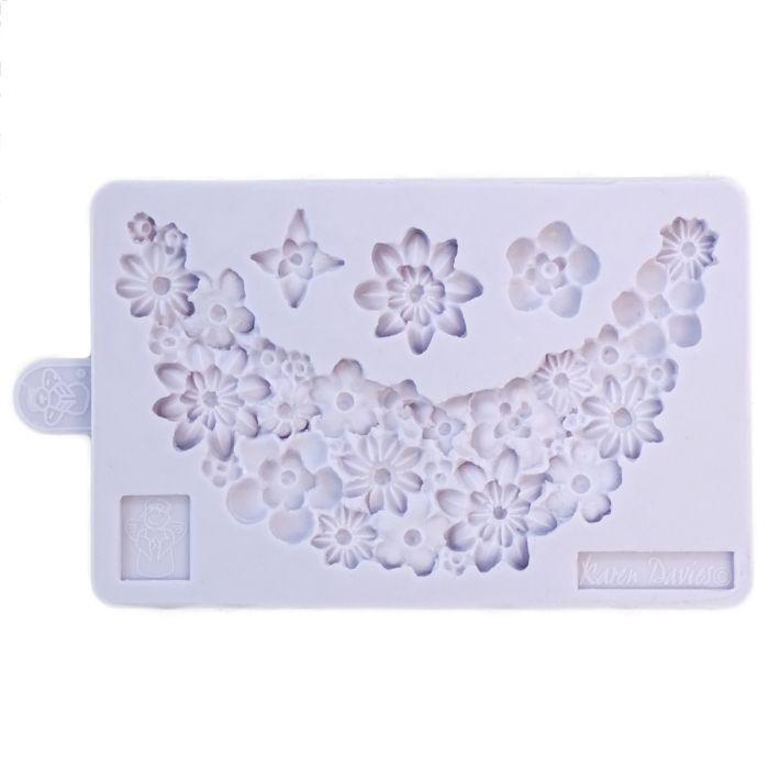KAREN DAVIES SILICONEN MOLD_SUGAR FLOWER GARLAND