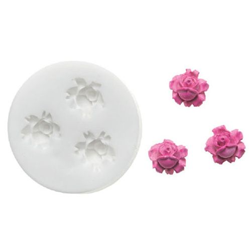 Silikomart sugarfles mould-roses small 1,6 x 1,5cm
