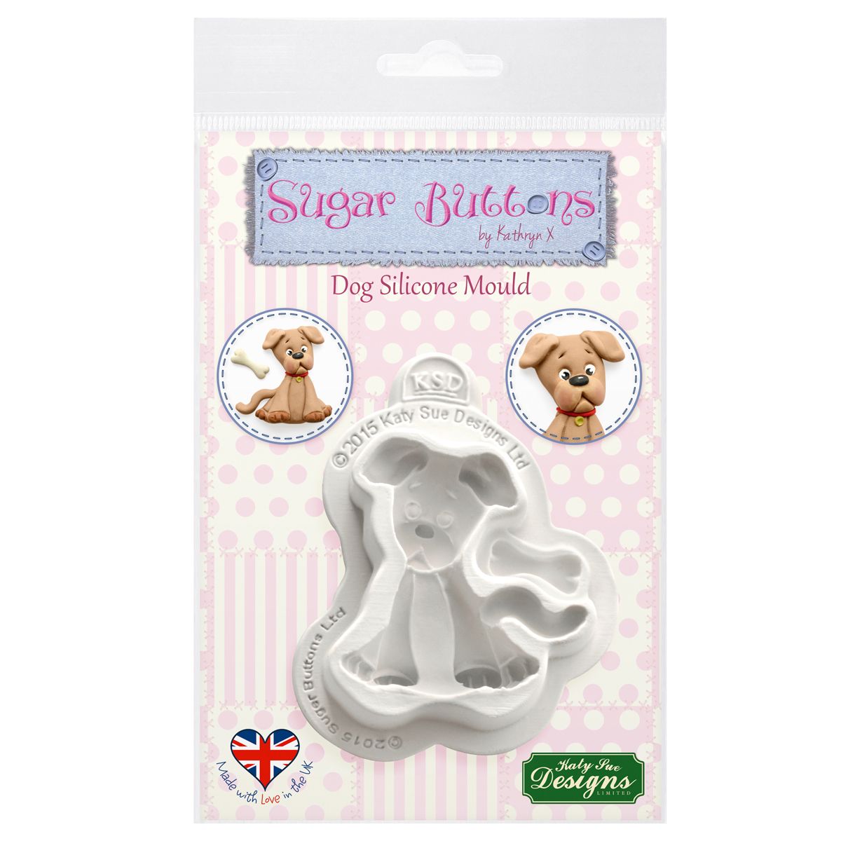Katy sue design -siliconen mold-dog