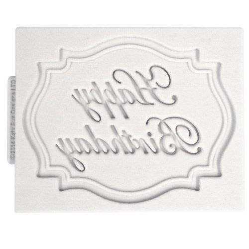Katy sue design -siliconen mold-happy birthday