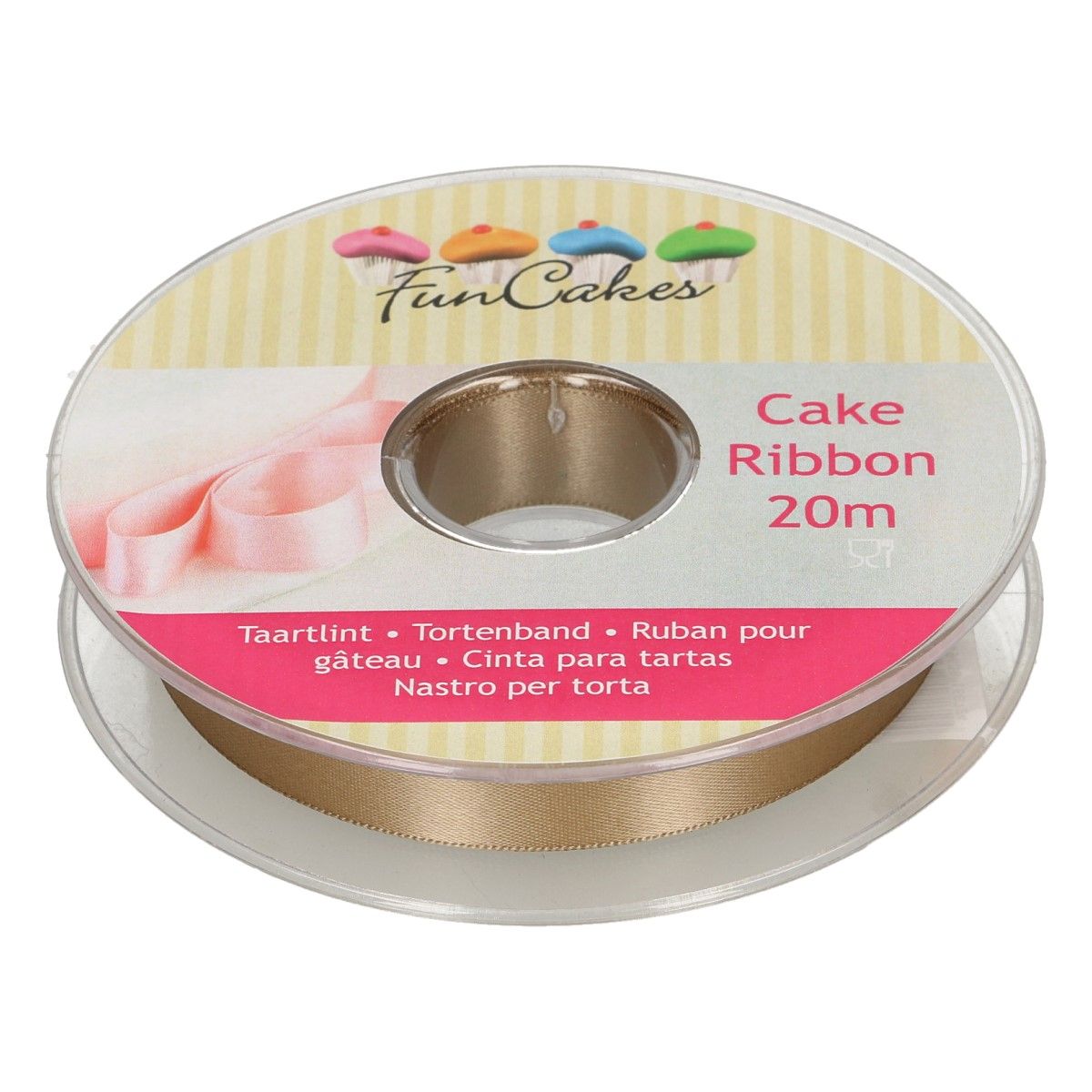 Funcakes -Goud lint- 15MMX20M