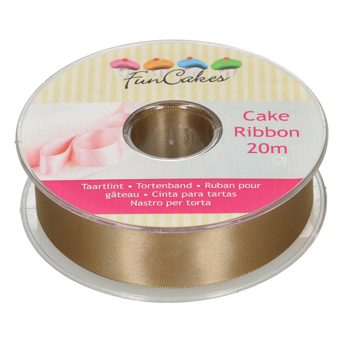 Funcakes-Goud lint- 25MMX20M