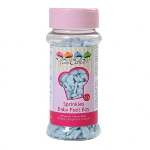 Babyvoetjes blauw 55g
