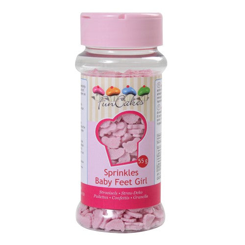 Babyvoetjes rose 55g