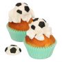 funcakes fondant decoratie voetbal/ set 8 stuks