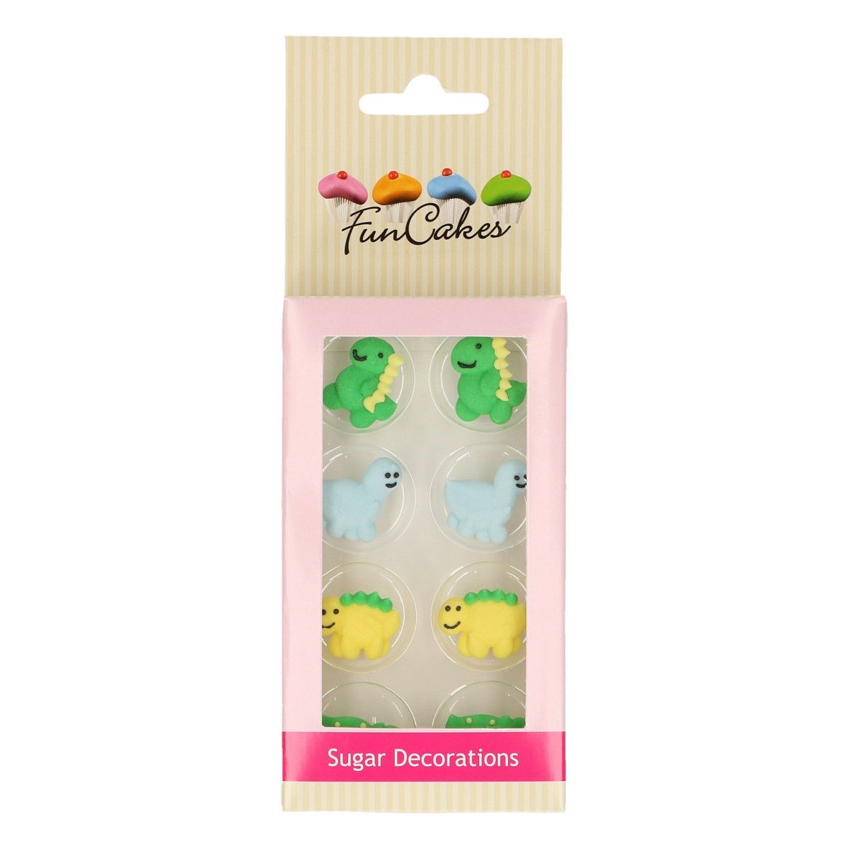 funcakes suikerdecoratie dino s ( 8 stuks)