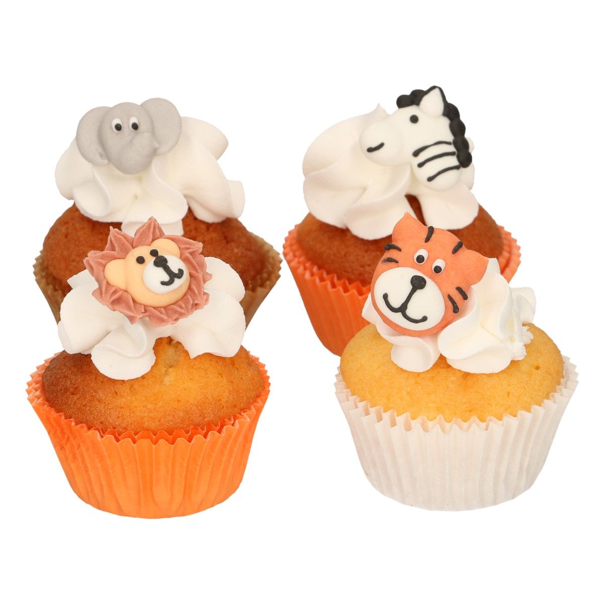 funcakes suikerdecoratie safaridiertjes( 8stuks)